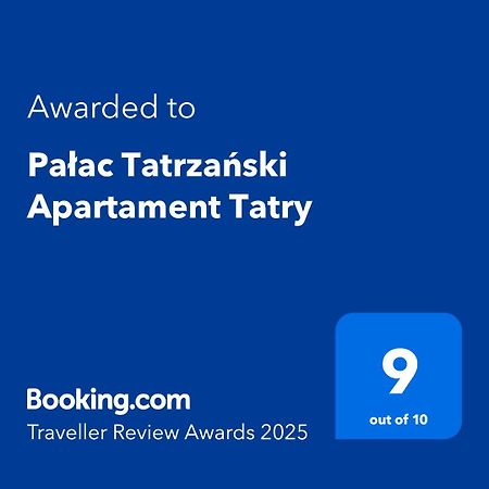 Palac Tatrzanski Apartament Tatry Bukowina Tatrzańska Eksteriør billede